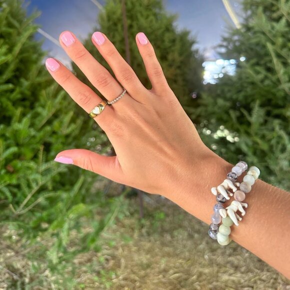 Gorilla Tracking Bracelet Unisex Keystone Stone Glass Eco-Conservation Gift - Picture 7 of 7